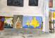 Painting in the Studio